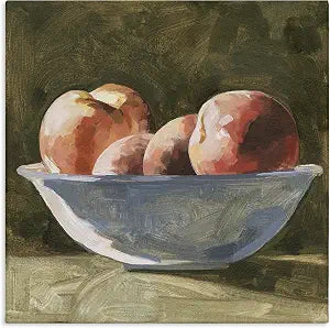Stupell Industries Apples in Bowl Still Life, 24 x 24 Inch Canvas Wall Art