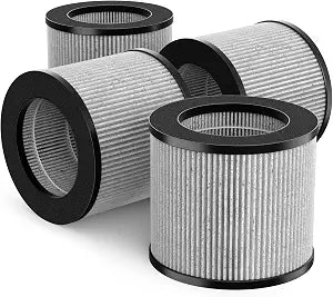 2801 Air Filter Replacement Bundle Compatible with Bissell MyAir Personal Purifier Models # 2780A, 2780P, 2780B, 27809, 3329 (Pack of 4)