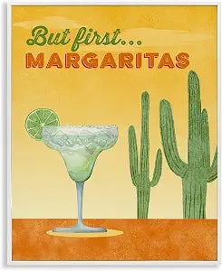 Margarita Desert Cactus Kitchen, 11 x 14 Inch Framed Gicle Print