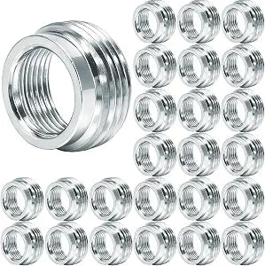 25-Pack Galvanized Steel Reducing Bushings  1" to 3/4" Threaded Step-Down Adapters for Rigid Electrical Conduit Connections