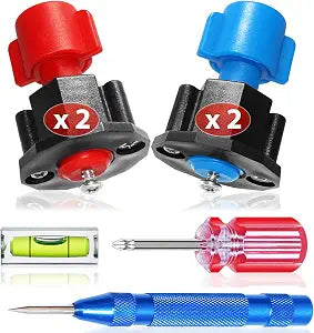 Picture Hanging Kit with Level and Markers for Keyhole and Sawtooth Hangers