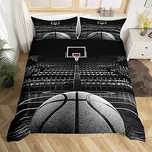 Feelyou Boys Basketball Duvet Cover Full Size for Kids Teens Men