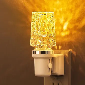 L LOHAS LED Amber Night Light,Yellow Nightlight,Dimmable 100LM,Light Sensor
