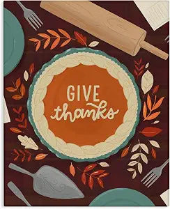 Thanksgiving Kitchen Utensils, 24 x 30 Inch Canvas Wall Art