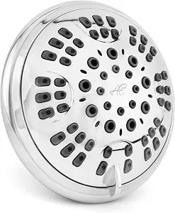 Aqua Elegante 6 Function Luxury Shower Head - 2.5 GPM - Polished Chrome