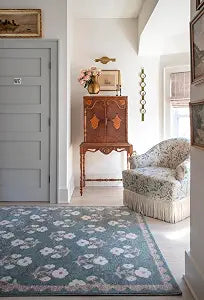 Livabliss x Jenni Yolo Home Louise Modern Area Rug, 2' x 2'11", Blue