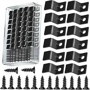 40PCS Z Clips for Table Tops, Table Top Fasteners for Furniture