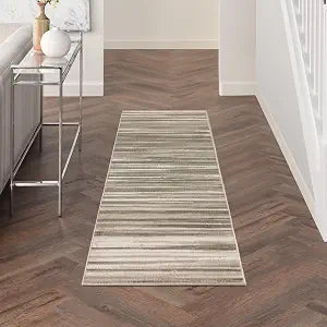 Nourison Home Jubilant Green Ivory 2'3" x 7'3" Area Rug - Easy Clean, Non Shedding, Bed Room, Living Room, Dining Room, Kitchen (7' Runner)