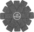 Pan Protectors for Stacking,Set of 18 and 3 Different Size, pan separators Protectors,Pot Protectors Stacking,Pot Pads Anti-Slip to Avoid Scratching or Marring When Stacking