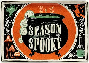Certified International Scaredy Cat Rectangular Platter, 14in x 10in