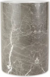 DII Kitchen Ceramic Utensil Holder, Black Marble Pattern