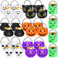 Haawooky 28 Pieces Halloween Candy Bucket,Mini Halloween Candy Holder