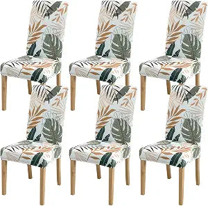 OYX Dining Chair Covers, Stretch Seat Covers, Washable Furniture Protector