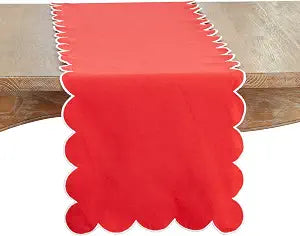 Scalloped Table Runner