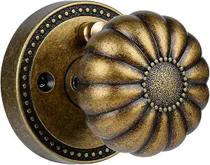 Antique Brass Privacy Door Knob Interior, 1 Pack