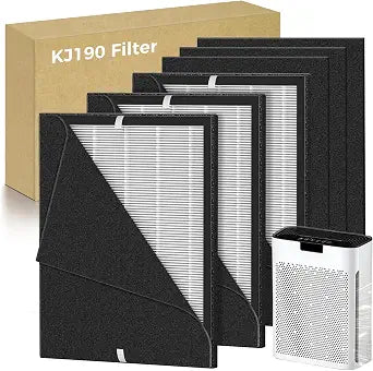 3 PACK KJ190L Filter Replacement for MOOKA KJ190 KJ190L KJ190H Air Purifier
