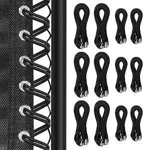 12 Pack Replacement Cord for Zero Gravity Chair, Black