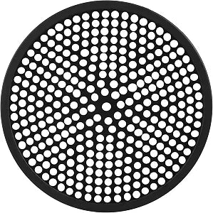 Hair Catcher Shower Drain Cover, 304 Stainless Steel Shower Stall Drain Strainer, Bathtub Hair Stopper, Bathroom Hair Trap Floor Drain Protector, Flat Sink Strainer, Matte Black 4.7 Inches Round