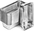 DecorRack 40 Aluminum Bread Loaf Pans, 8.5 x 4.5 in, 2 lb (40 Pack)