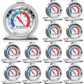 12 Pack Refrigerator Freezer Thermometer Large Dial Fridge Thermometer with Dual-Scale -30~30C/-20~80F for Freezer Refrigerator Cooler
