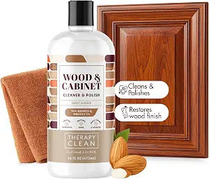 Therapy Wood Cleaner and Polish - Cabinet & Table Restorer (16 oz)