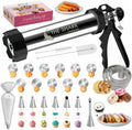 Churro Maker Machine & Spritz Cookie Press Gun Kit - 304 Stainless Steel