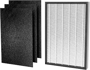 HEAPETS Original Pre-Filter and Filter for P339 Air Purifier, 3+1 Pack