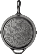 Lodge Pre-Seasoned Cast Iron Skillet, 12 Inches, California