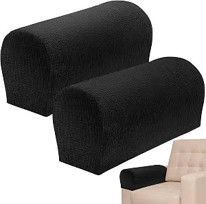 RAINFLOW Couch Arm Covers Set of 2 - Stretch Sofa Armrest Protectors