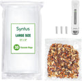 Syntus 30 Pcs Reusable Vacuum Sealer Bags for Food, 12"x13" Large Size