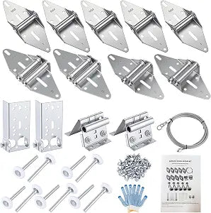 Garage Door Hardware Roller/Hinge/Top Bracket/Wire Rope for 7 Height Doors