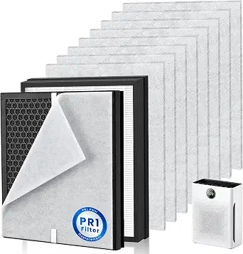 2 Pack PR1 Replacement Filter for Mooka PR1 Air Purifier
