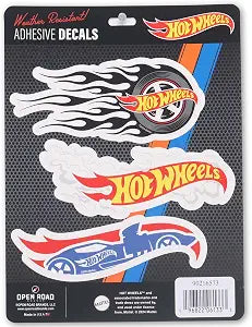Hot Wheels Flame Adhesive Vinyl Decal Pack