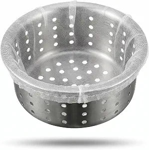 300 PCS Disposable Sink Strainer, Fine Mesh Filter Bags with Elastic Fit, Anti-Clogging Kitchen Drain Filter, Food Waste Catcher for Sink, Bathroom and Laundry
