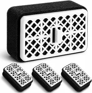 Deodorizer Filter for Toto THU6474-01/THU6474#01 THU6072, For Washlet S550E C5 C2 SW3074 SW3054T40 SW3056T40, Bathroom Toilet Carbon Air Filter, Deodorizing Cartridge Parts (4 Pack)