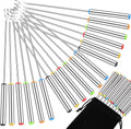 18 PCS Fondue Forks Stainless Steel,9.3 In Cheese Fondue Sticks