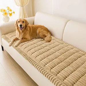 hyha Couch Cover for Dogs, Washable Non Slip Plush Flannel Sofa Protector