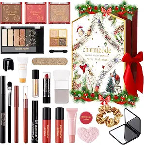 CHARMCODE Makeup Advent Calendar 2026, 24 Days Christmas Countdown Calendar Gift Set for Adult Women Teen Girls, Xmas Holiday Beauty & Cosmetic Surprise Make up Kit for Women Full Kit