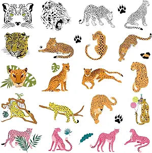 Cheetah Tattoos for Kids Gift Party Favors