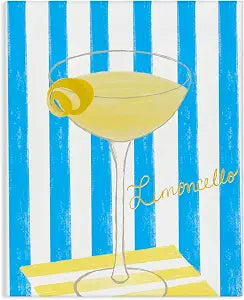 Stupell Industries Limoncello Citrus Drink, 16 x 20 Inch Canvas Wall Art