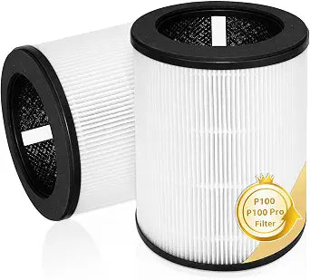 P100/P100 Pro Replacement Filter Compatible with Welov Air Purifier P100-RF