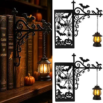 Halloween Bookshelf Light Library Lantern Bookshelf Lamp Vintage Nook Light
