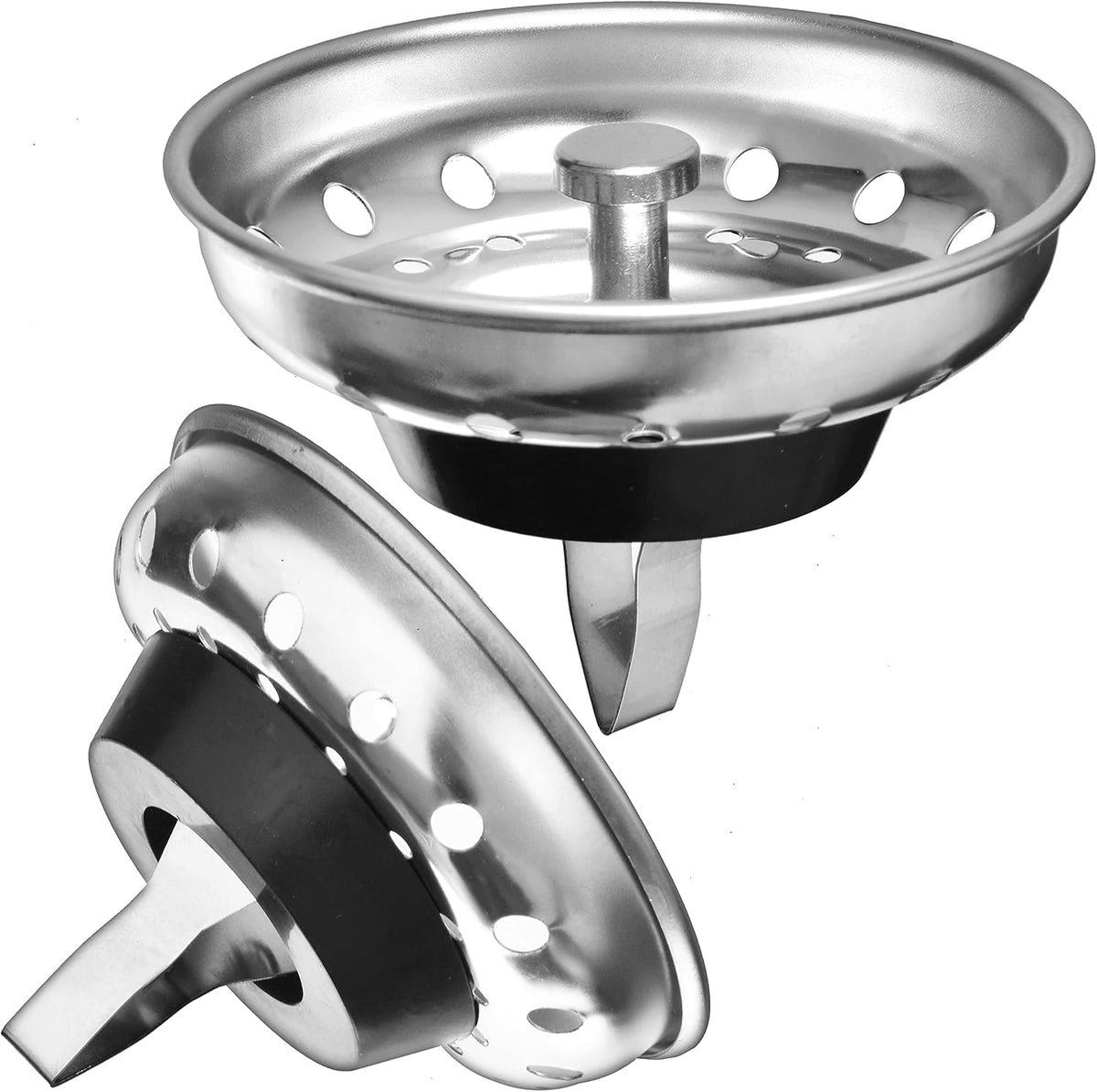 2 Pack Kitchen Sink Strainer and Stopper Combo Basket Replacement