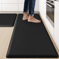 2PCS Kitchen Rugs Anti-Fatigue Kitchen Mat Comfort Standing Mat for Floor