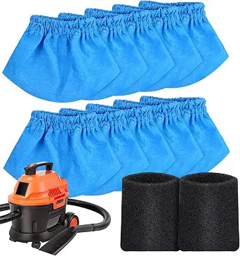 VRC2 Cloth Filter for Vacmaster Wet/Dry Vacuums 1.5-3.2 Gallon, 10 Pack