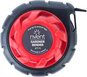 Gardner Bender EFT-15 Mini Cable Snake, 15 Ft Steel Fish Tape, Electrical Wire Fishing Tape, Red & Black