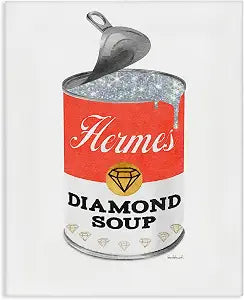 Stupell Industries 'Open Lid Soup Red Can Pop Glam Fashion'| Canvas Art
