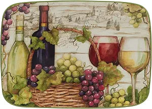 Certified International Meadow Brook Rectangular Platter 14" x 10"