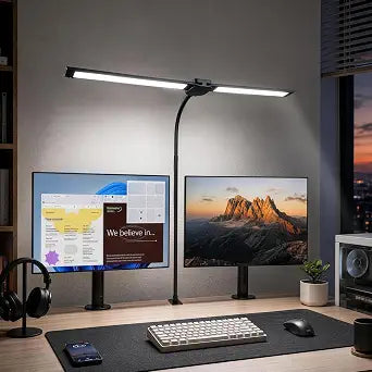 LED Desk Lamps for Home Office, Computer Light Bar, Black