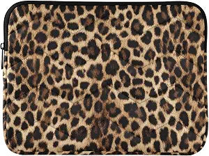 ALAZA Leopard Print Cheetah Pattern Laptop Sleeve Case 13, 13.3, 14 inch, Computer Cases for Pad Tablet, Waterproof Briefcase Bag